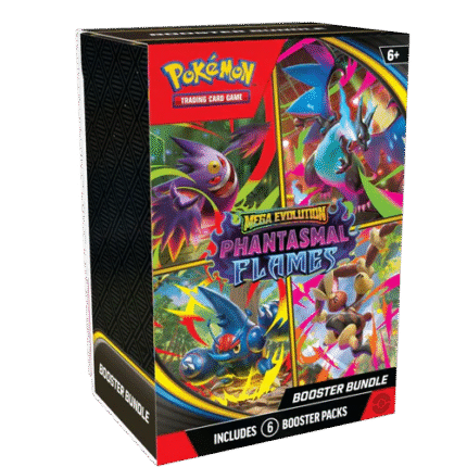 Booster Bundle – Pokémon ME: Mega Evolution Phantasmal Flames – English