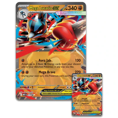Mega Lucario ex Card Collection – Pokémon TCG – English