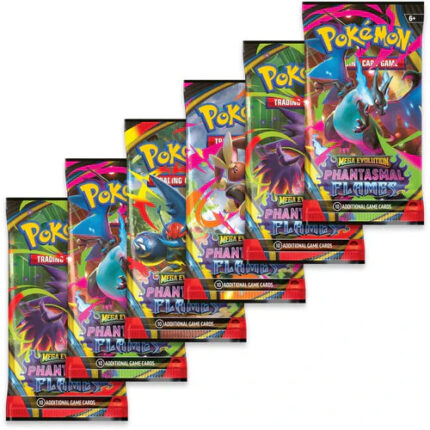 Booster Bundle – Pokémon ME: Mega Evolution Phantasmal Flames – English