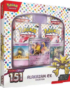 Scarlet & Violet 151 Alakazam ex Collection Box